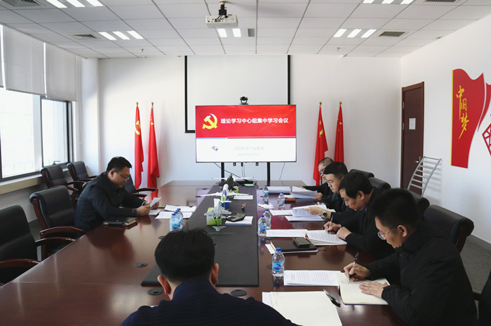 集團(tuán)召開黨委理論學(xué)習(xí)中心組集中學(xué)習(xí)會(huì)議